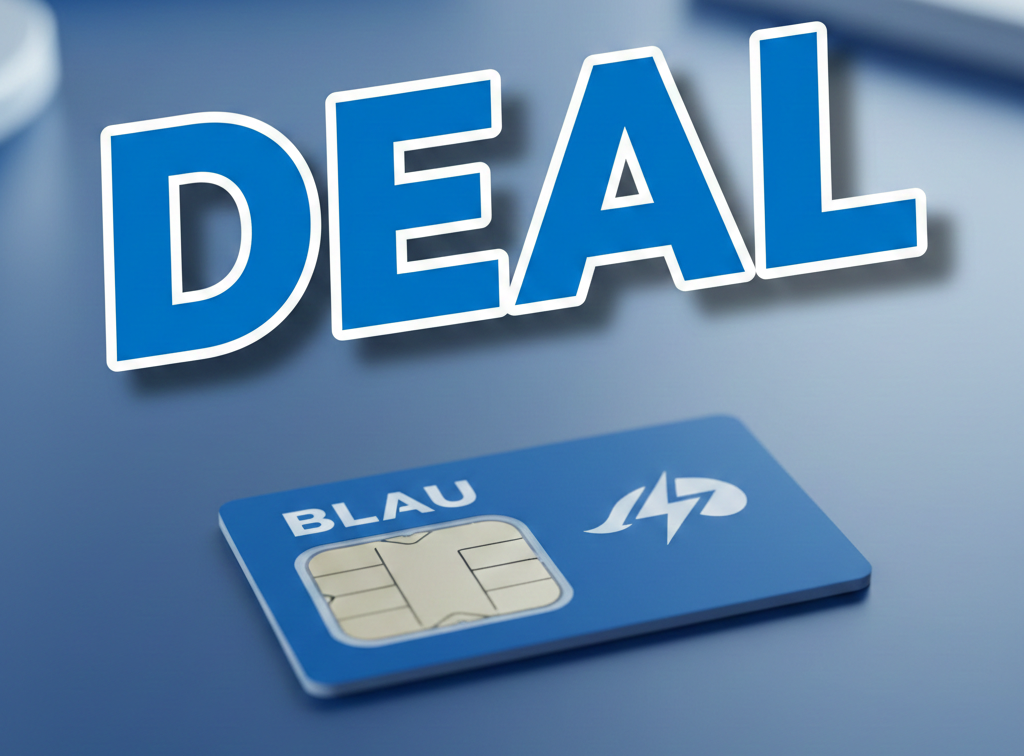 Blau Aktionen und Angebote
